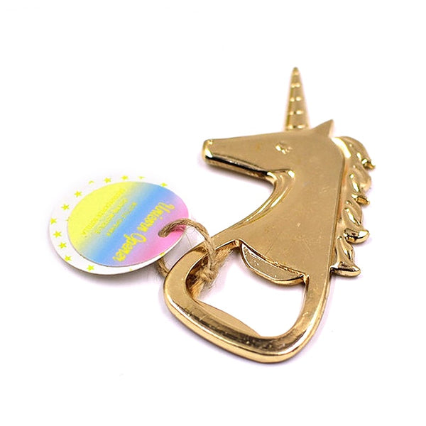 décapsuleur porte clef licorne