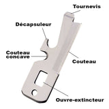 PORTE-CLÉ DÉCAPSULEUR TOURNEVIS