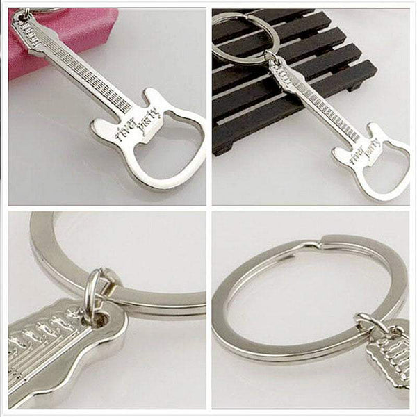 PORTE-CLÉ DÉCAPSULEUR GUITARE ÉLECTRIQUE