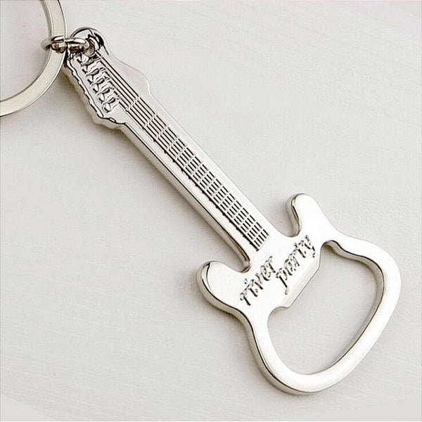 PORTE-CLÉ DÉCAPSULEUR GUITARE ÉLECTRIQUE