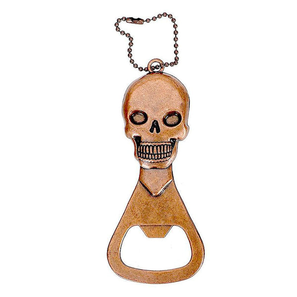 PORTE-CLÉ DÉCAPSULEUR TÊTE DE MORT MEXICAINE