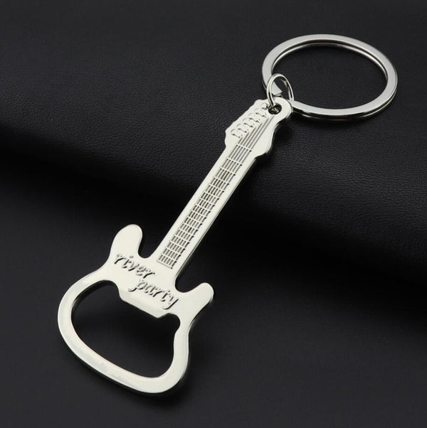 PORTE-CLÉ DÉCAPSULEUR GUITARE ÉLECTRIQUE