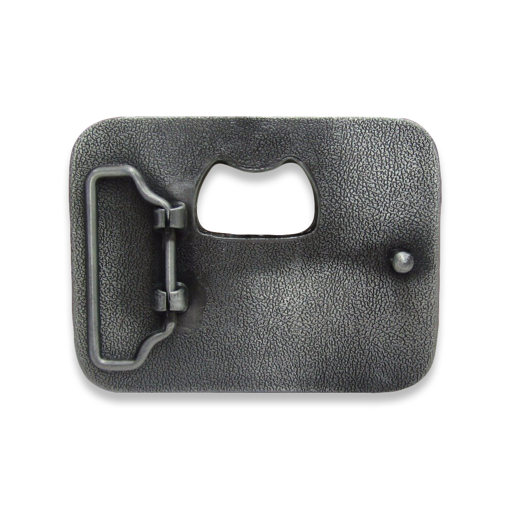 Boucle de ceinture classique silver avec décapsuleur Boucle de ceinture classique silver avec décapsuleur