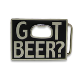 BOUCLE CEINTURE DÉCAPSULEUR "GOT BEER ?" BLACK