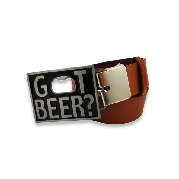 CEINTURE DÉCAPSULEUR CUIR "GOT BEER ?"