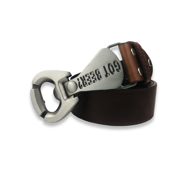 CEINTURE DÉCAPSULEUR "GOT BEER ?" CHROME