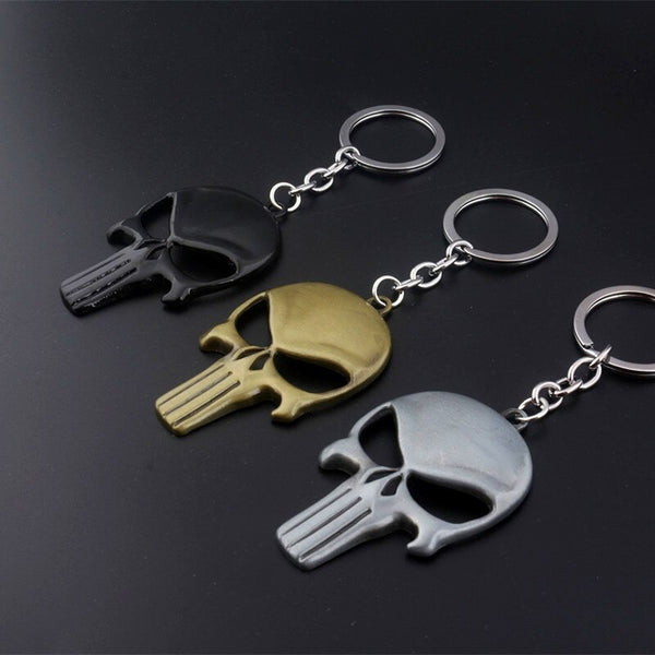 PORTE-CLÉ DÉCAPSULEUR BLACK SKULL